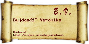 Bujdosó Veronika névjegykártya
